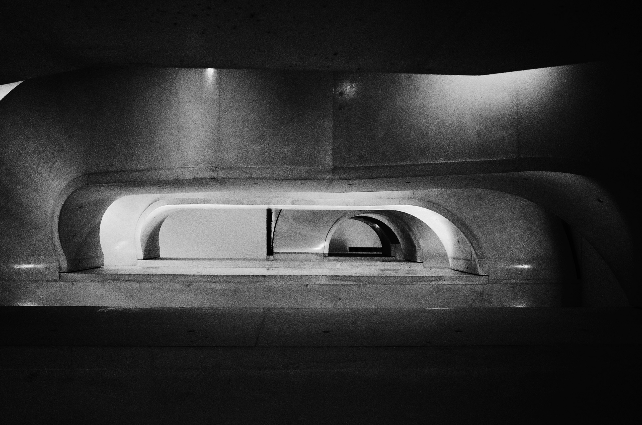 The Tunnel, Fine Art Architectural Photography, Modern Print