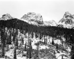 Dolomites Ciadin, Italy Black and White Print, Fine Art Photography, Extra Large Wall Art